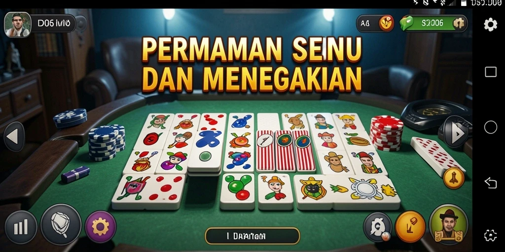Tampilan menarik dari gameplay D06 yang penuh aksi Domino.