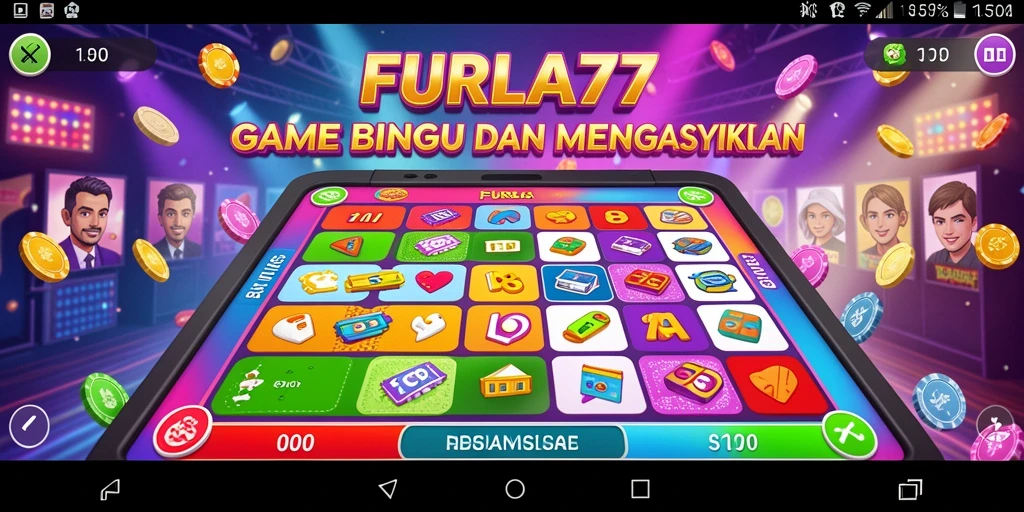 Tangkapan layar gameplay FURLA77 menampilkan suasana Bingo yang mendebarkan.