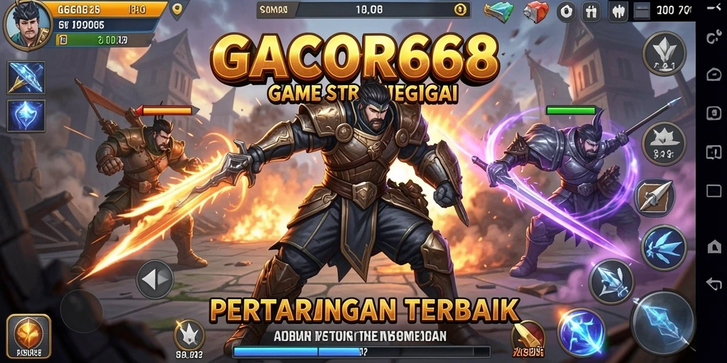 Screenshot GACOR668 menampilkan aksi pertempuran yang seru dan grafis menawan.