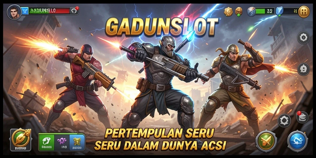 Tampilan aksi seru dari game GADUNSLOT yang menarik.