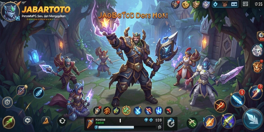 Tampilan seru dari dunia MMORPG JABARTOTO.