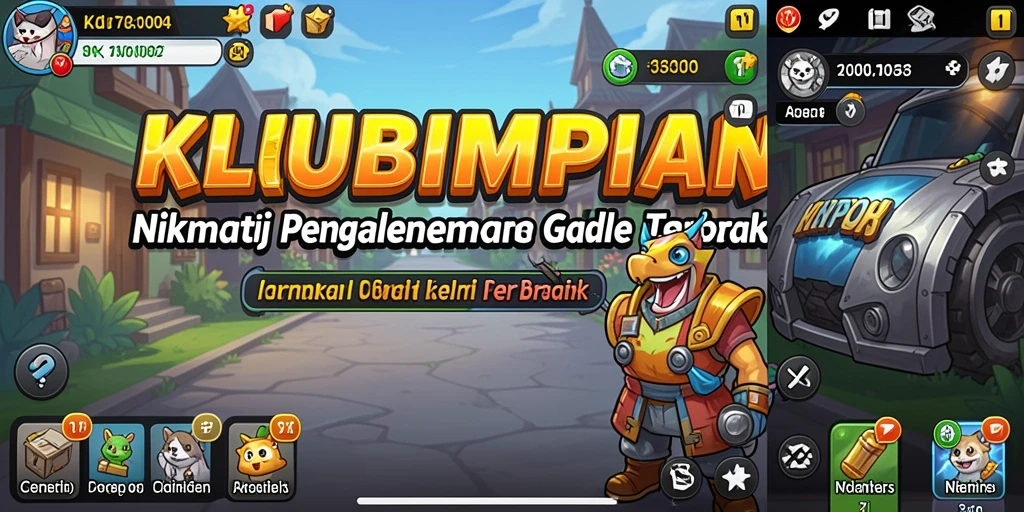 Tampilan screenshot KLUBIMPIAN dengan gameplay Idle yang seru.