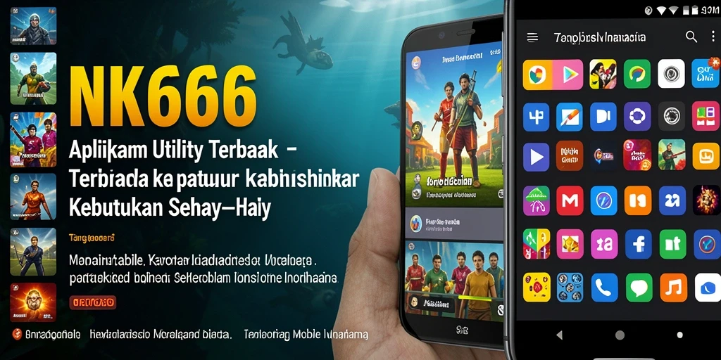 Tampilan antarmuka NK666 dengan fitur Utility yang praktis.