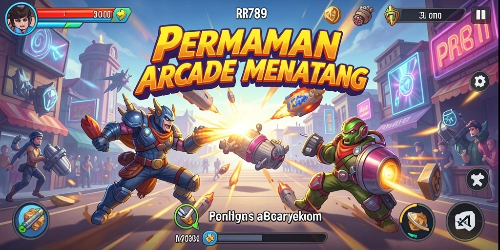 Screenshot gameplay RR789 menampilkan aksi seru dalam permainan Arcade.