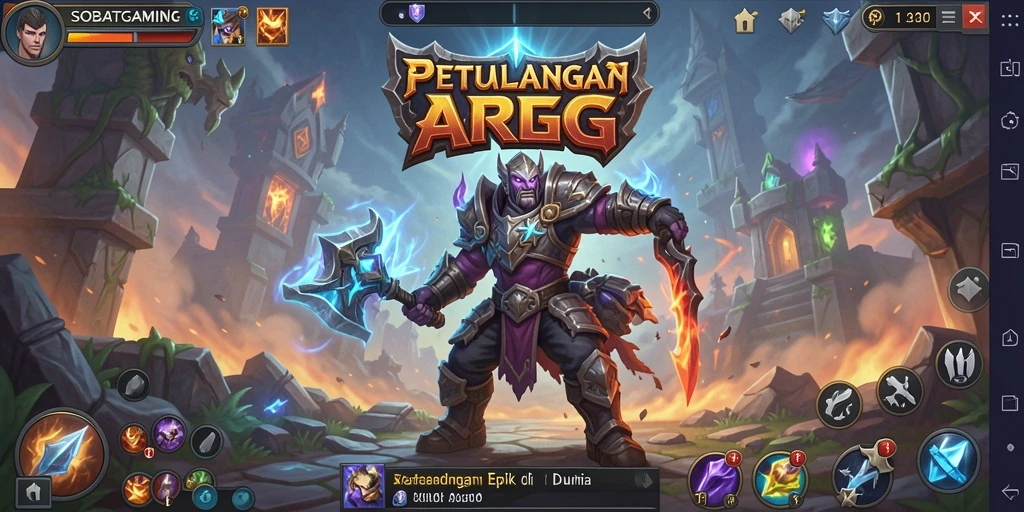 Tampilan menakjubkan dari gameplay SOBATGAMING yang mendebarkan.
