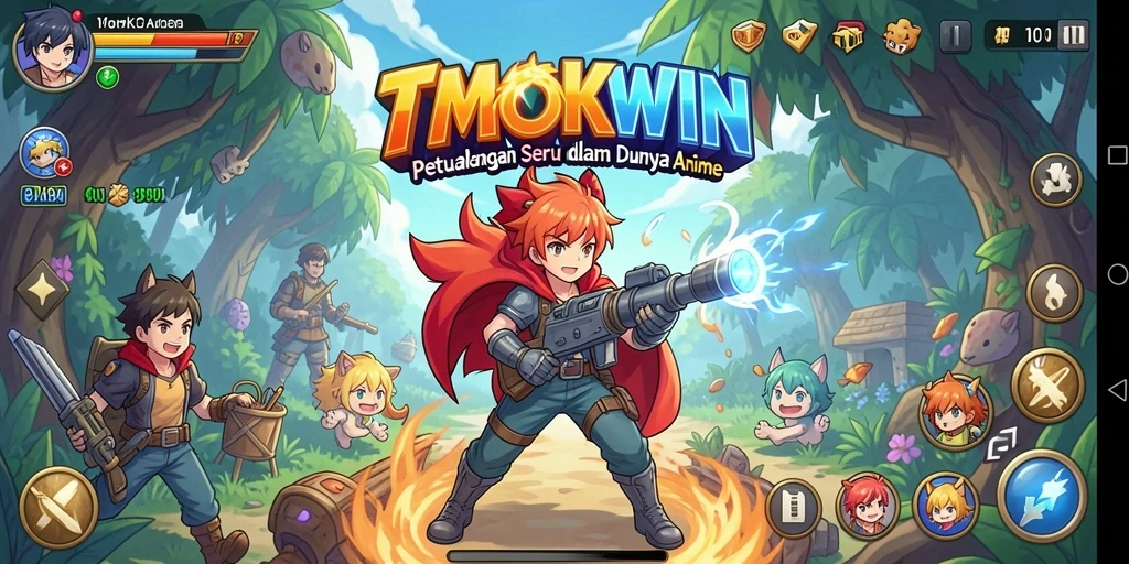 Tampilan gameplay seru dan karakter anime yang menarik.