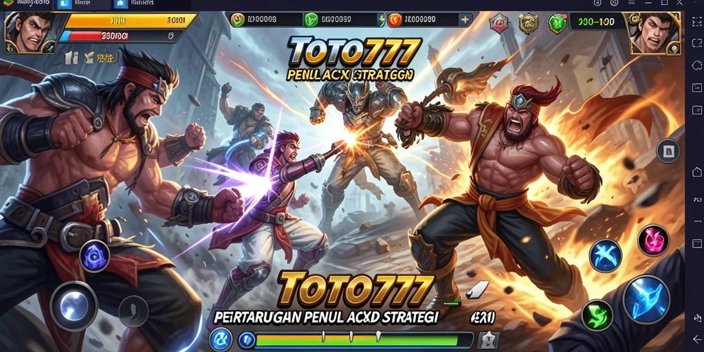Tangkapan layar TOTO777 menunjukkan pertarungan seru dan grafis memukau.